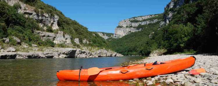 L’Ardèche en kayak