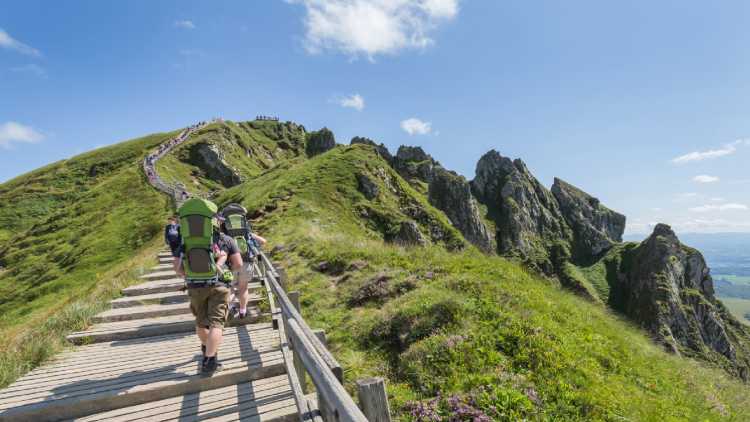 Randonnée et escalade a le Puy de Sancy