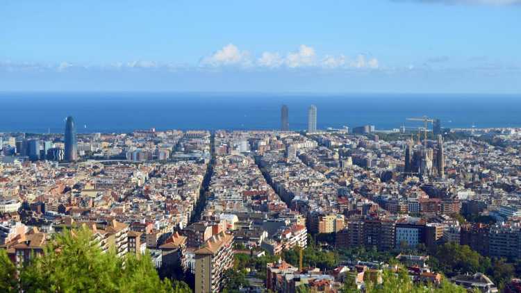 restaurante con vista barcelona