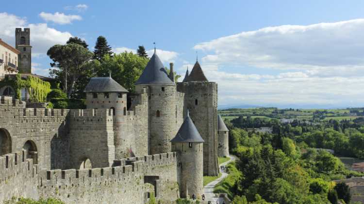 Castillo de Carcasona.