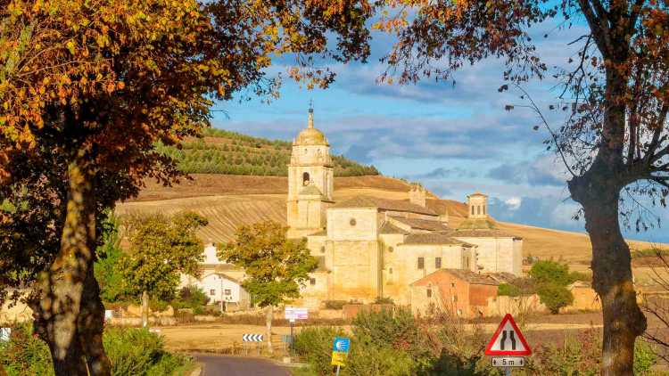 Vista del pueblo Castrojeriz