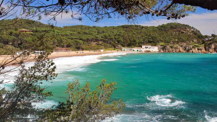 Playa El Castell, Palamós