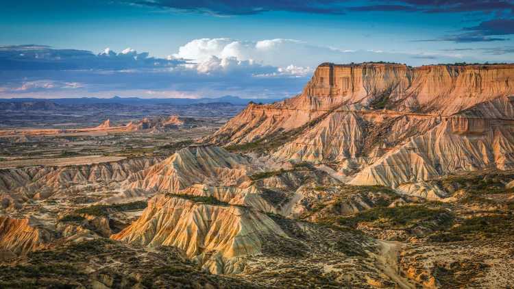 Bardenas reales en Navarra