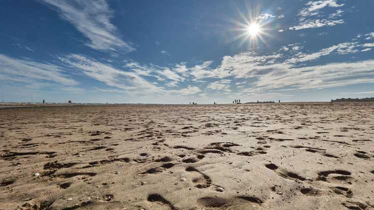 Playa de Isla Canela de las más famosas de Huelva