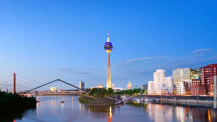 Düsseldorf vue panoramique