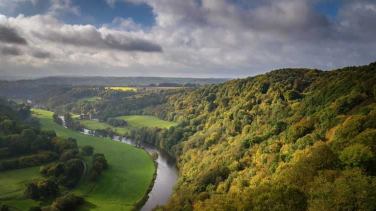 Vue panoramique l'ourthe