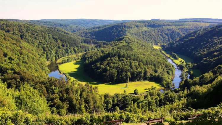 Vue sur la vallée de la Semois